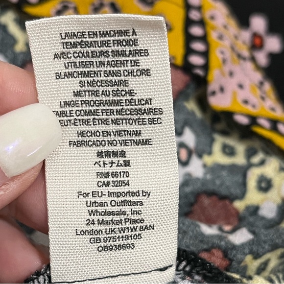 Final Sale Free People Charlotte Printed Tunic Tank Top Size Large - Picture 11 of 12